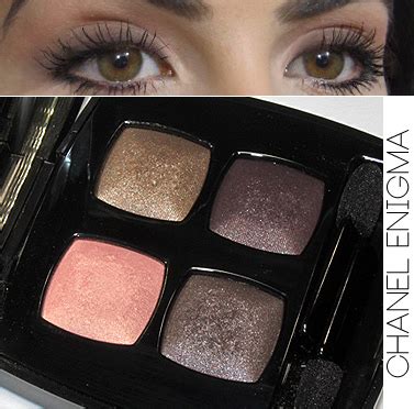 chanel enigma eyeshadow|Chanel Enigma Eyeshadow Quad Review, Photos, .